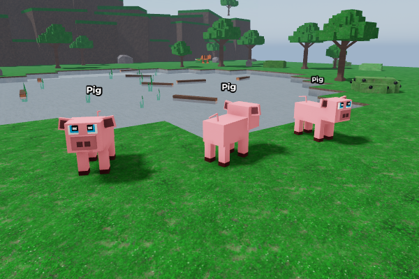 Animals in a long hike